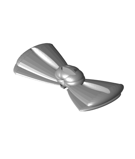 FHW: Jack o lantern Bowtie bent wings by The Free Heathen Workshop full viewable 3d model