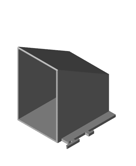Steelcase cubicle bin 3d model