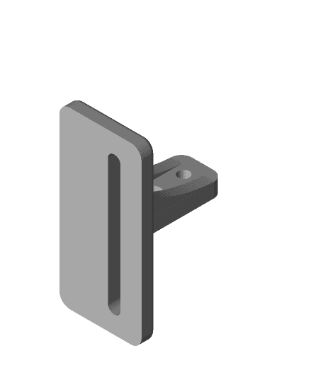 BLTouch Mounting Plate For Modular X Carriage by Elzariant 3d model