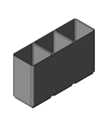 Gridfinity Modified 1x3x75 3d model
