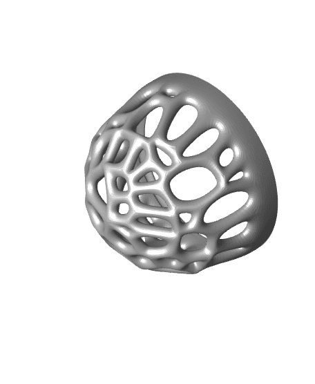 Voronoi Egg Container 3d model