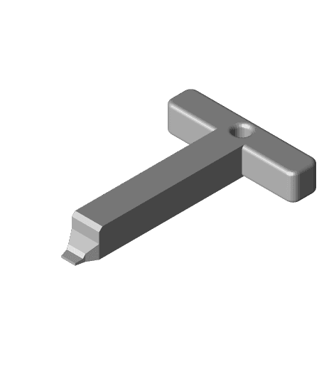 Emergency doorknob with screwdriver (Picaporte de emergencia) 3d model
