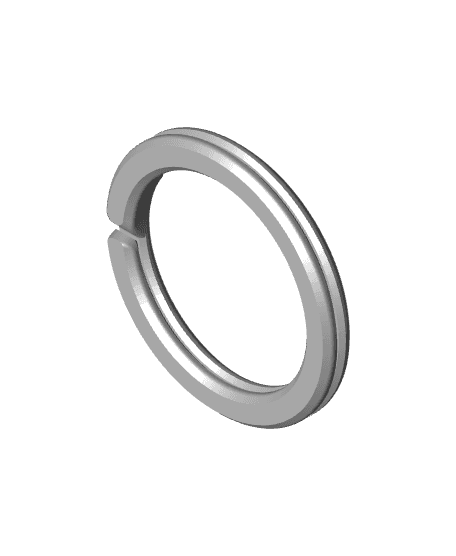 EZPZ Keyring 1" // Keychain Ring 3d model