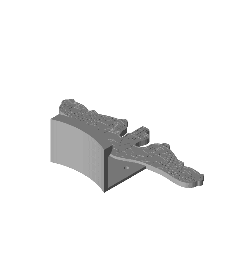 US Navy Submarine Warfare Hat Hanger by CL3D PRINTING full viewable 3d model