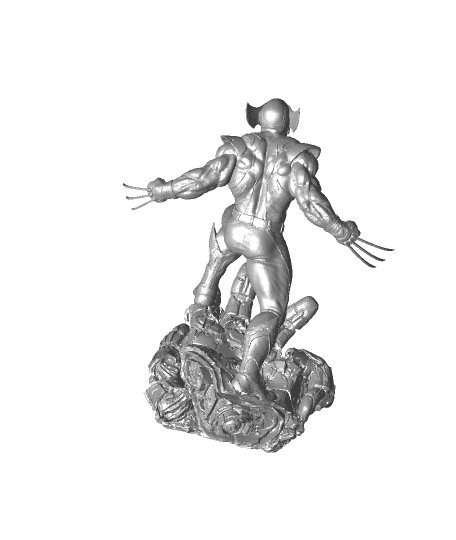 wolverine inspired statue.stl 3d model