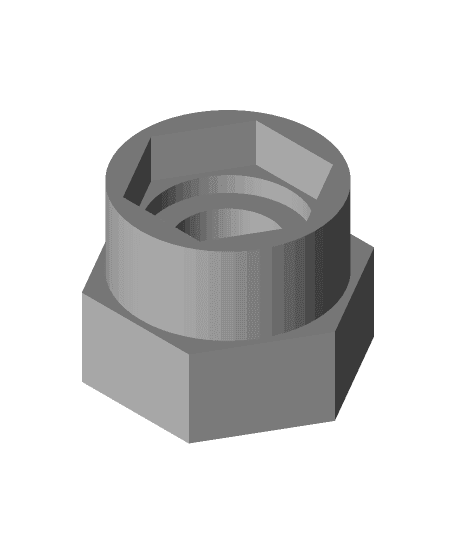 17mm Hollow Socket / Spanner by peaberry full viewable 3d model
