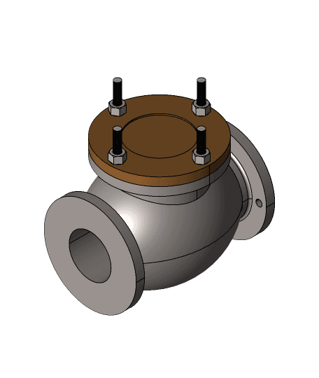 Non-return valve 3d model