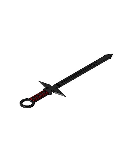  Ninja Sword 1 3d model