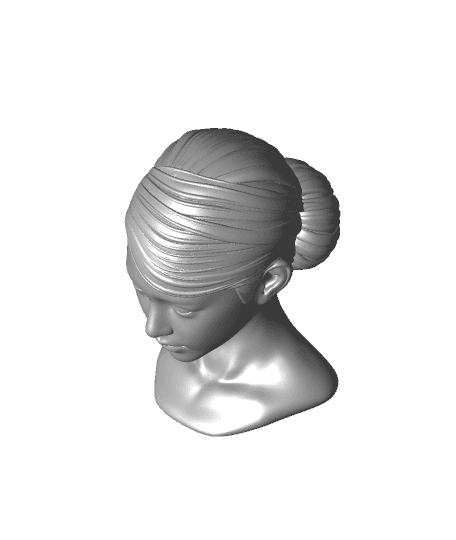 Girl Head 3d model