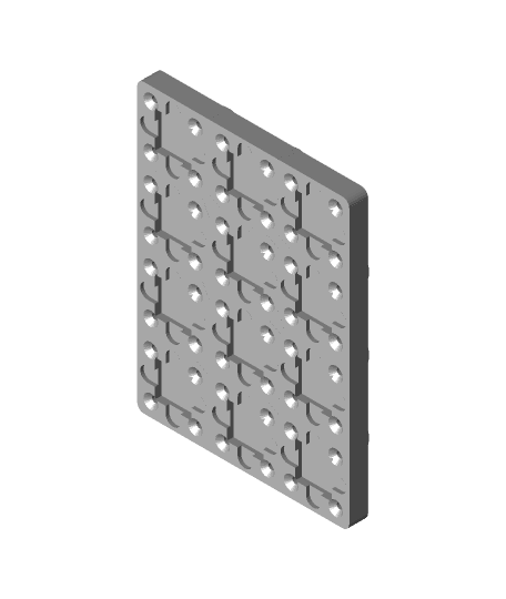 Gridfinity Weighted Baseplate 4x3  3d model