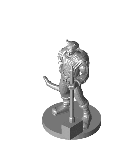 Tiefling Male Barbarian 3d model