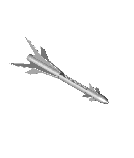 Jericho Rocket Model #FranklyBuilt 3d model