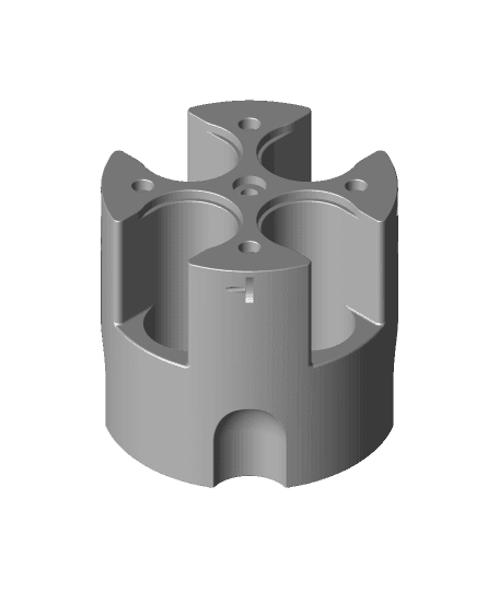 Hellboy Desktop Cylinder Gun 3d model