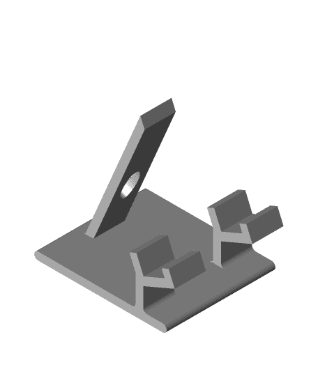 Good Phone holder STL by finleypalmer09 full viewable 3d model