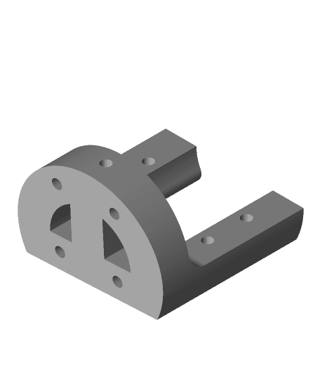 Nitro .15 Engine Mount for RC Airplane by Jangy full viewable 3d model