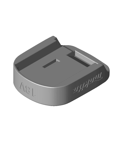 18v Makita Battery to Ozito/Einhell Tool Adapter 3d model