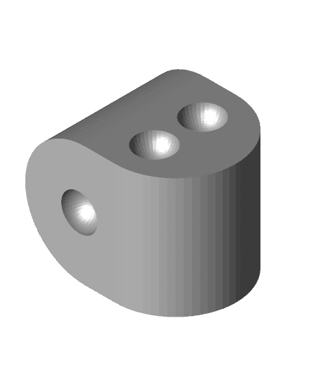 2 Sided Dice 3d model