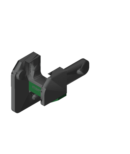 Extruder Cable Chain Mount simple Reinforcement 3d model