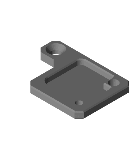 T-nut endstop mount for Creality limit switch from Ender 3 3d model