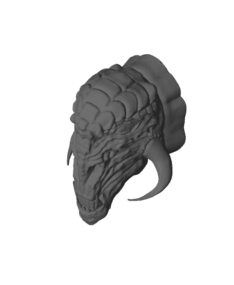 Live Mythosaur Bust 3d model