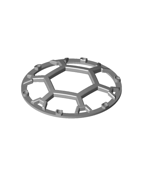 Hexagonal Speaker Grill #3DPNSpeakerCover.stl 3d model