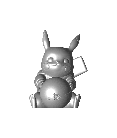 Pikachu by 3DDesigner full viewable 3d model