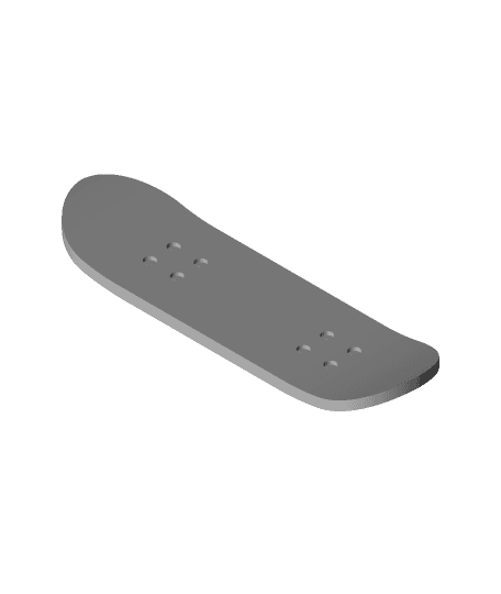 Fingerboard Skateboard 3d model
