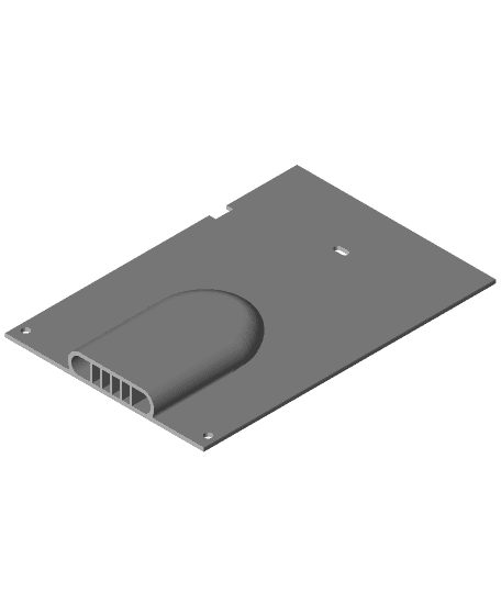 Modified Control-box Cover and fitting fan guard (Remix) 3d model