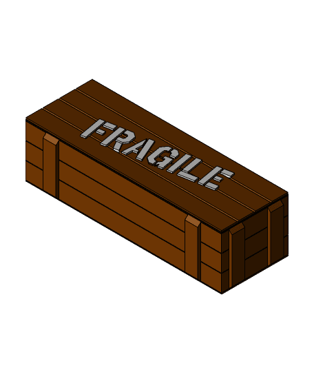 Pencil Crate 3d model