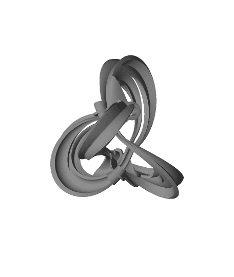 Figure 8 knot complement triangulation 3d model