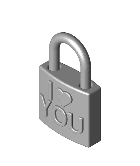Valentine Love locks  by braeuningra28 full viewable 3d model
