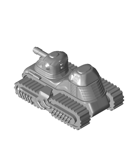 Battletech Tank and Power Armor Suit (6mm-8mm) 3d model