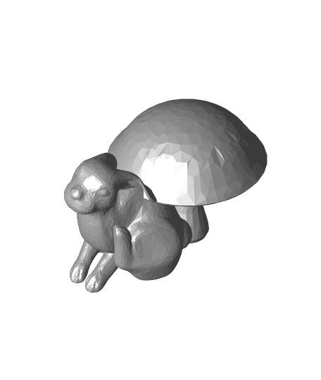 Garden Bunny-v2.1 3d model
