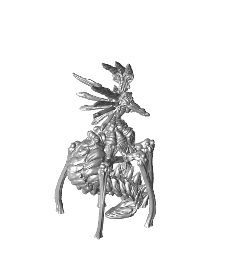 Void Hunter Queen - Creatures from Behind the Veil - PRESUPPORTED - Illustrated and Stats - 32mm sca 3d model