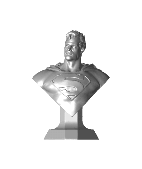Man of Steel bust (fan art) by Eastman full viewable 3d model