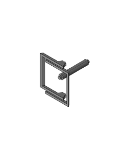 Label Roll Holder Flat Pack 3d model