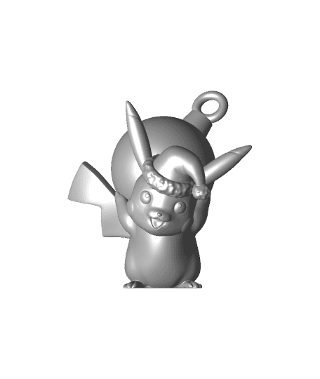Freaky Remix of Pikachu - Xmas Remixable - Fan Art 3d model