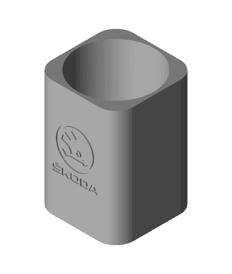 Skoda_Pencil_Pot 3d model