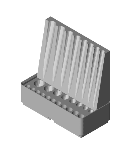 Gridfinity 2x1 Vertical Drill Bit Holder(1).stl 3d model