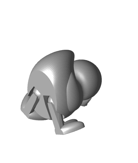 Articulating Spring Duck by Built Over Bot full viewable 3d model