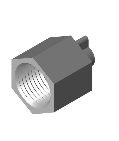 PCB Workstation Coolant Pipe Base Socket 2. Remix by SnowHead full viewable 3d model