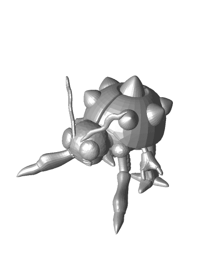 Tentomon - Ingame model polished - Seperate Parts by Daniel Knightley full viewable 3d model