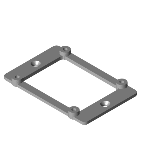 NinoTNC mounting plate 3d model