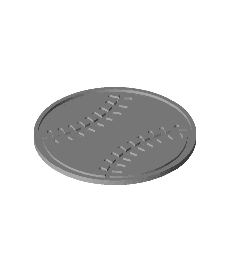 Baseball Coaster 3d model