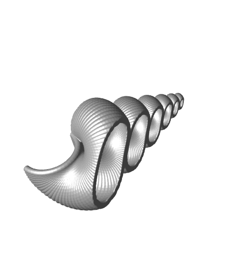 Plain Seashell for Remixing 3d model