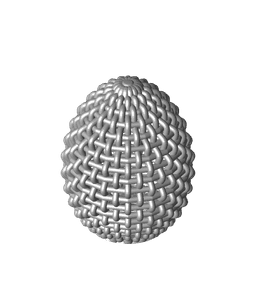 Lattice Easter Egg (Wicker) 3d model