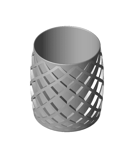 Pot Planter Vase 002 Pen Holder by R U 3D full viewable 3d model