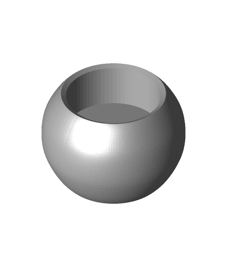 Spheric Tealight Holder, Slimprint 3d model