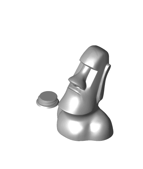 moai_piggybank3_cap.stl 3d model