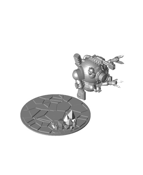 FHW: Weird Trooper Melee Bot concept 3d model